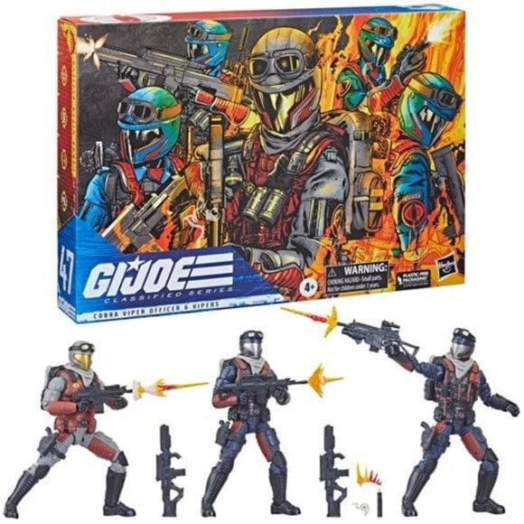 NEW! G.I. Joe Classified Series Vipers and Officer Troop Builder Pack 6-… - Picture 1 of 9